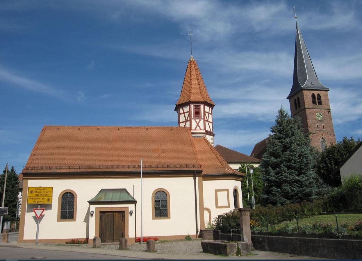 Ferienwohnung Zwischen Rhein Und Schwarzwald Bischweier 外观 照片